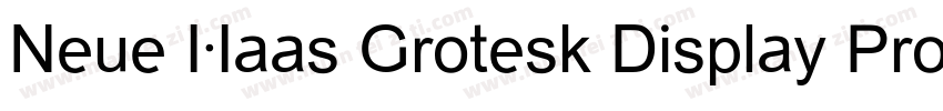Neue Haas Grotesk Display Pro 75 Bo字体转换